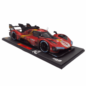 Ferrari 499P Le Mans 2023 - Car No. 51 Winner - Dirty Version 1:18 - Racing Colours (BBR Models Limited Edition 226/299)