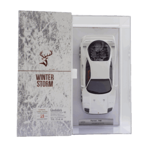 Ferrari F40 Pearl White x Glenfiddich Winter Storm Collector's Combo Set — White Edition